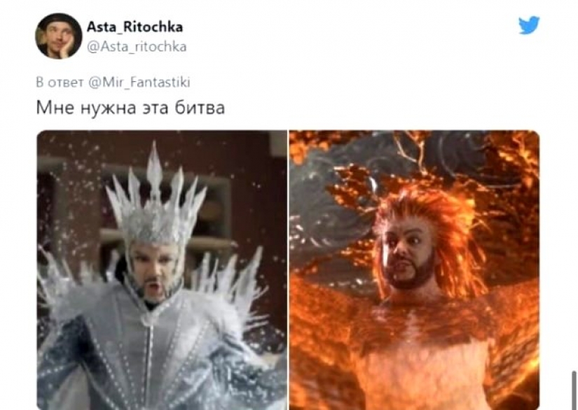 Philip Kirkorov in the image of a Fiery Firebird becomes a meme