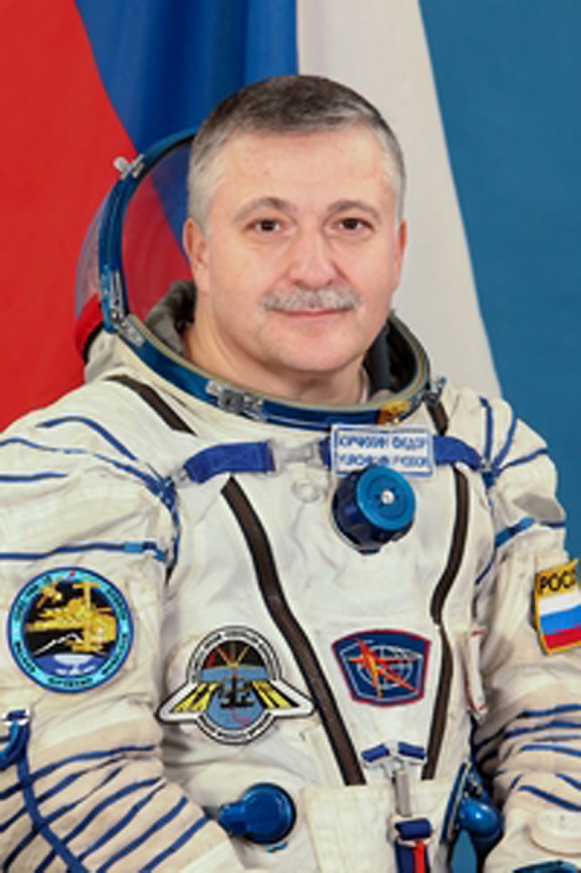 Pictures cosmonaut Fyodor Yurchikhin from ISS