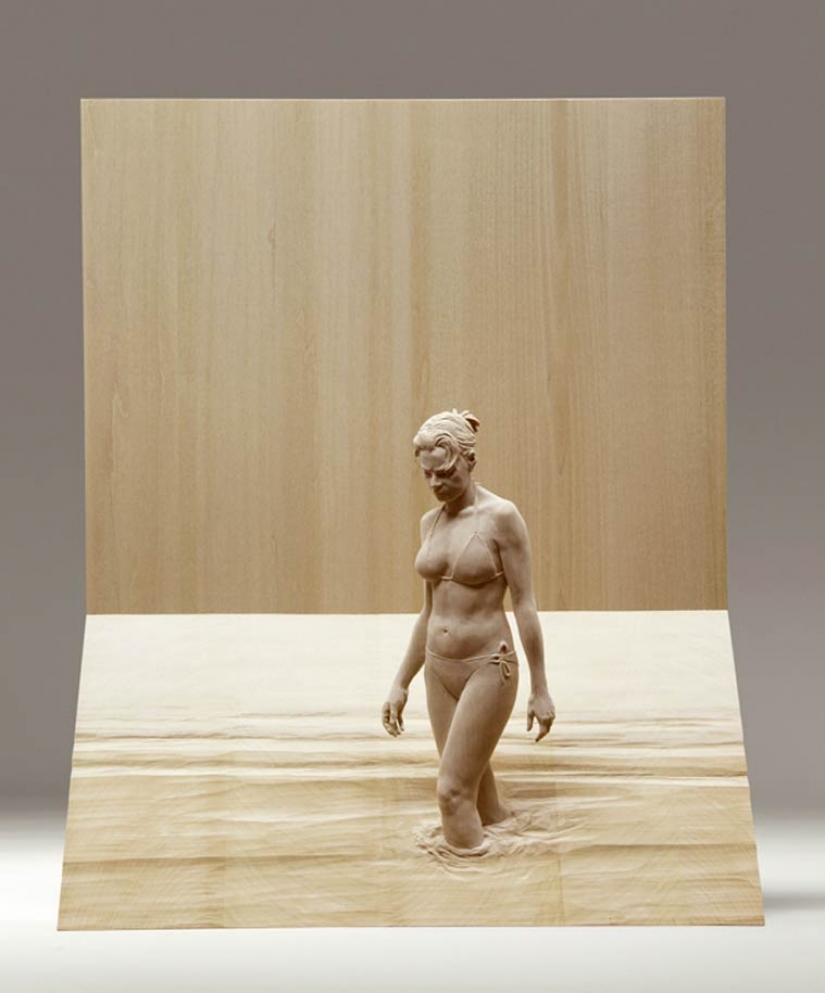 Pinocchio never dreamed of: incredibly realistic wooden sculptures of people