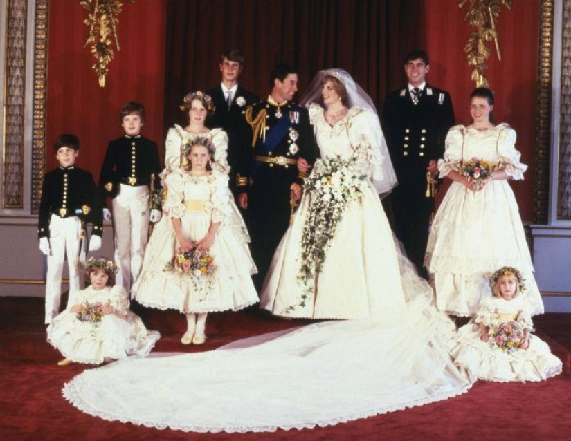 Princess Diana entered the Royal family of the threat of wedding tradition