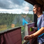 ¿Qué se puede ver desde la ventana del tren en la autopista Transiberiana?