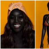 Queen of Darkness: Dark-skinned beauty model Nyakim Gatweh