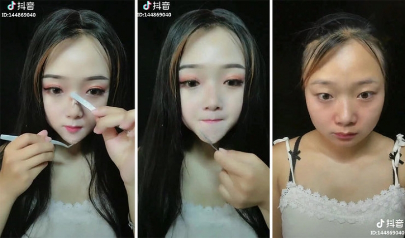 Removed the face: amazing photos of bloggers before and after makeup removal