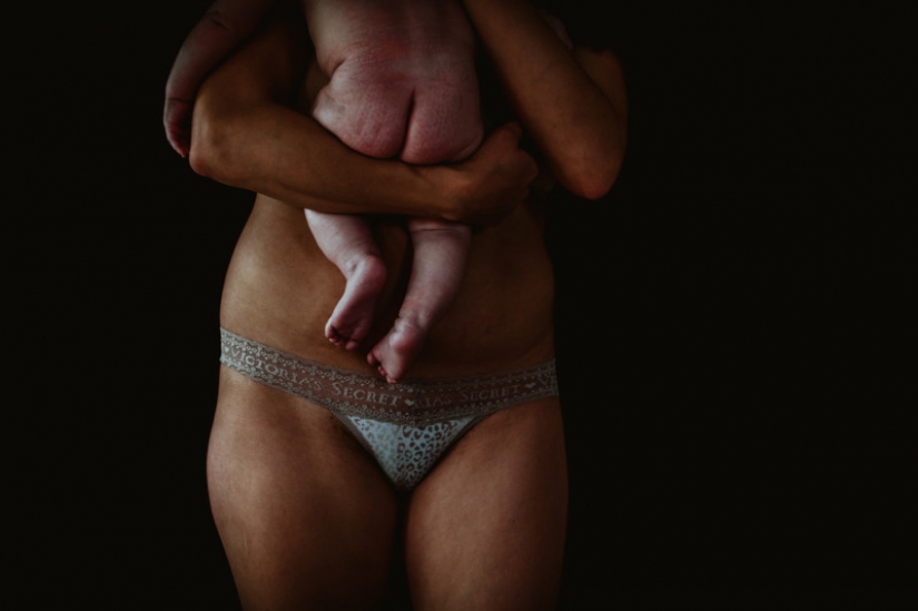 Retratos íntimos de nuevas madres capturan la belleza de los cuerpos posparto