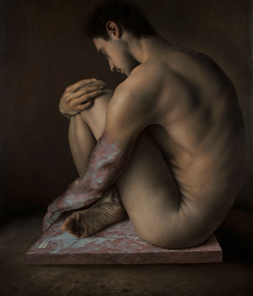 Retratos ultrarrealistas con una pizca de lo de otro mundo por el artista Marco Grassi