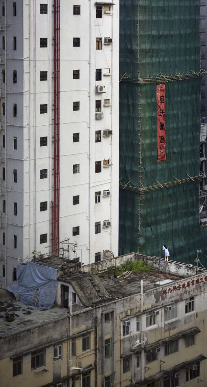 Rooftops of hong kong