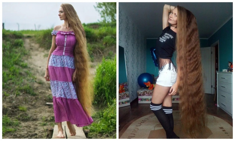 Ruso Rapunzel: el habitante de Barnaul impresionante de lujo cabello