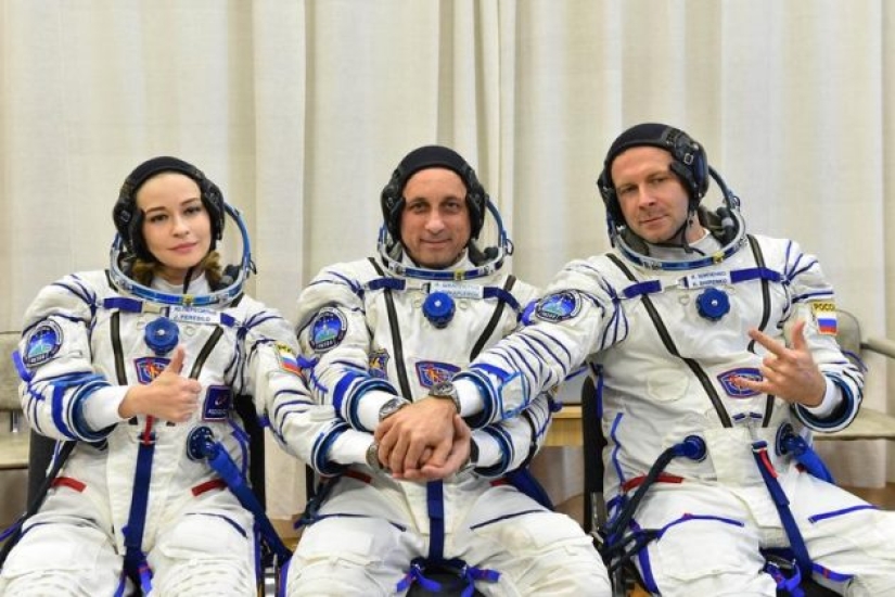Russian actress went to star in space