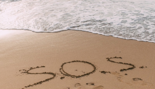 Salva nuestras almas: marineros en una isla desierta fueron encontrados gracias a la inscripción SOS Salva nuestras almas: marineros en una isla desierta fueron encontrados gracias a la inscripción SOS