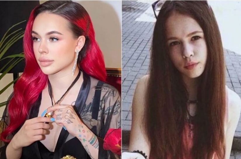 Scandalous blogger Instasamka showed her photos before plastic surgery