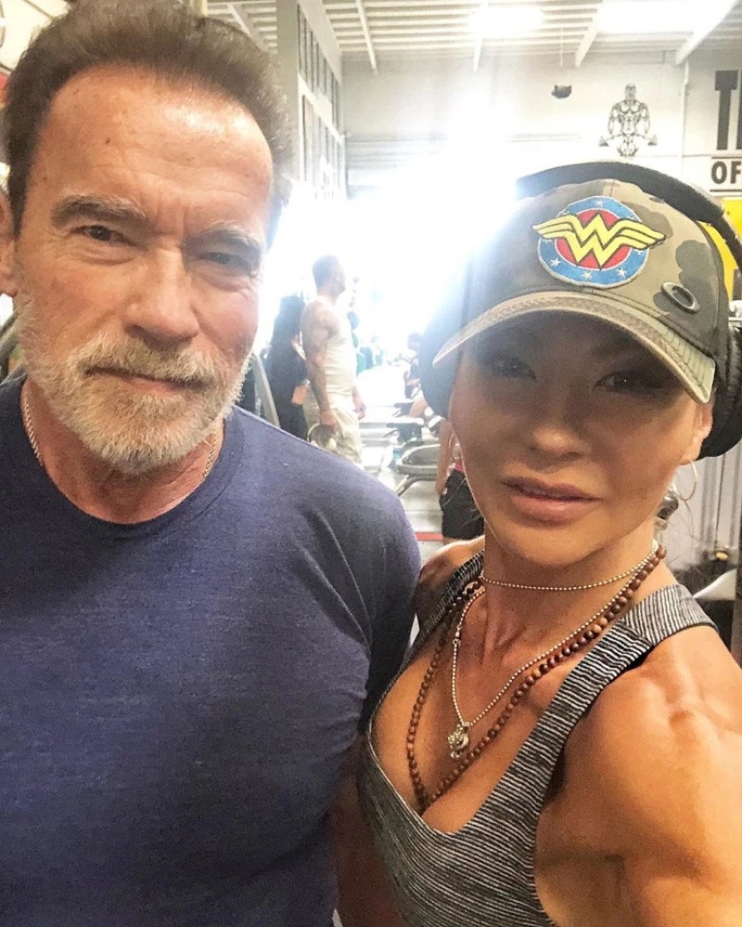 Schwarzenegger in a skirt: the British actress wants to surpass the legendary Terminator