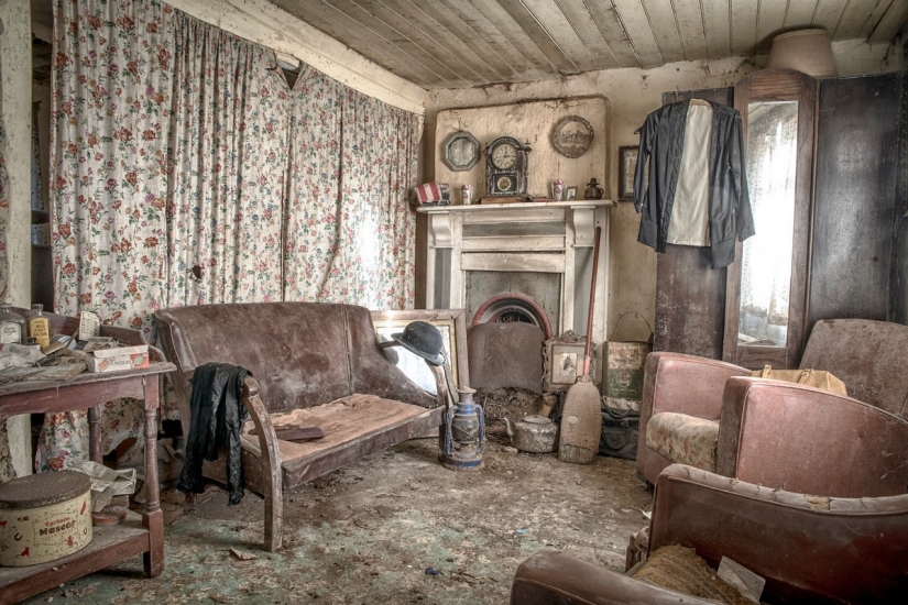 Se parece a la casa de campo en Irlanda, que ha conservado el ambiente de hace un siglo