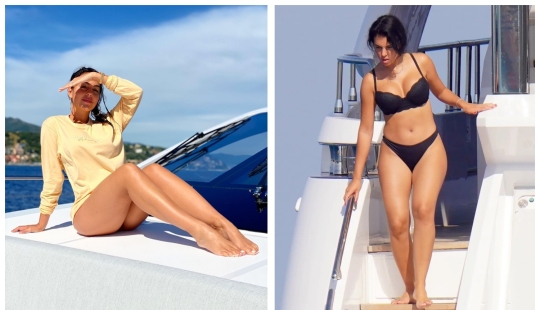 Sea goddess: Georgina Rodriguez showed a magnificent figure on vacation with Cristiano Ronaldo