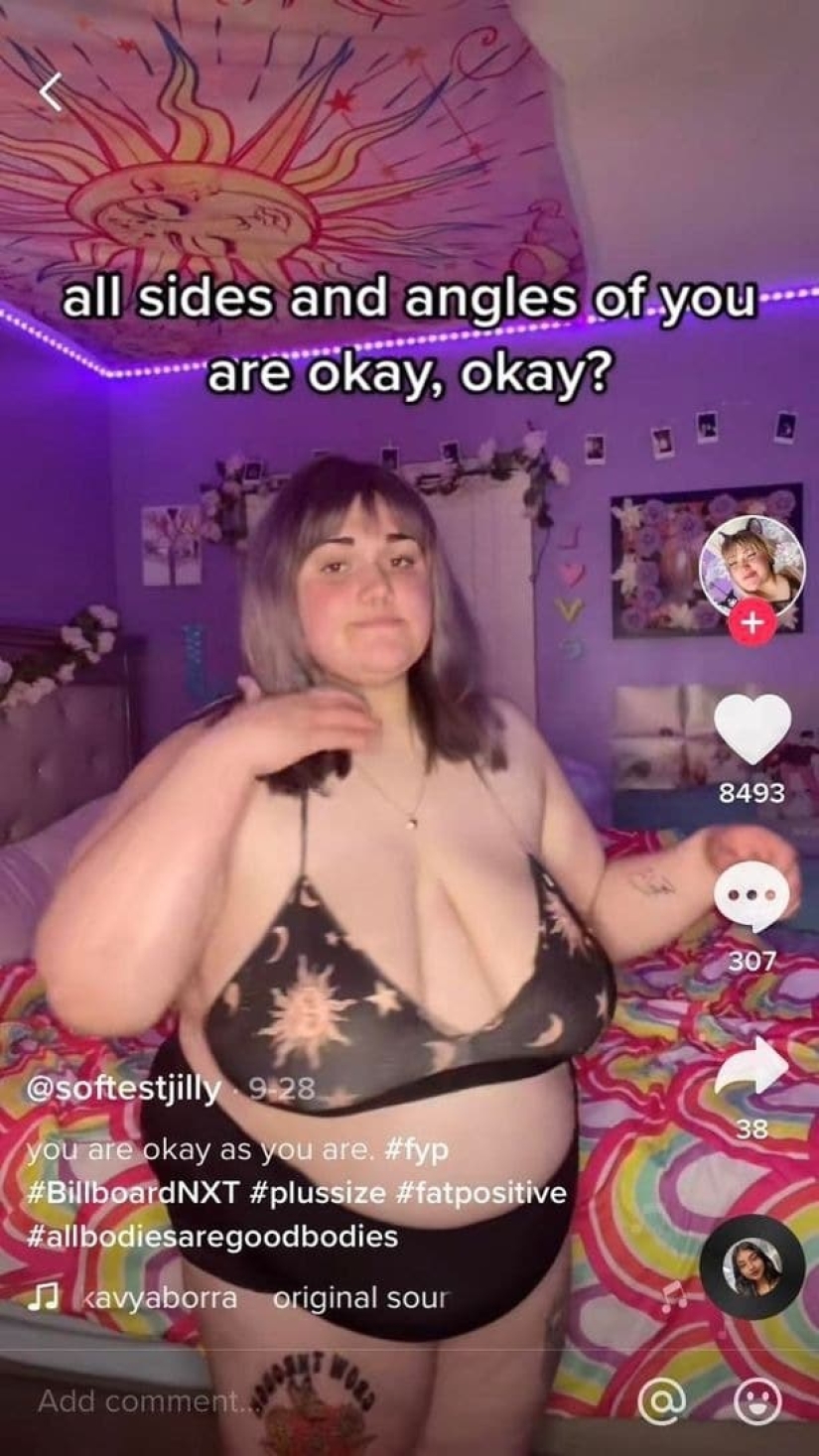 Sexy fat: una gorda estrella de las redes sociales hace alarde de su cuerpo y lucha contra los enemigos