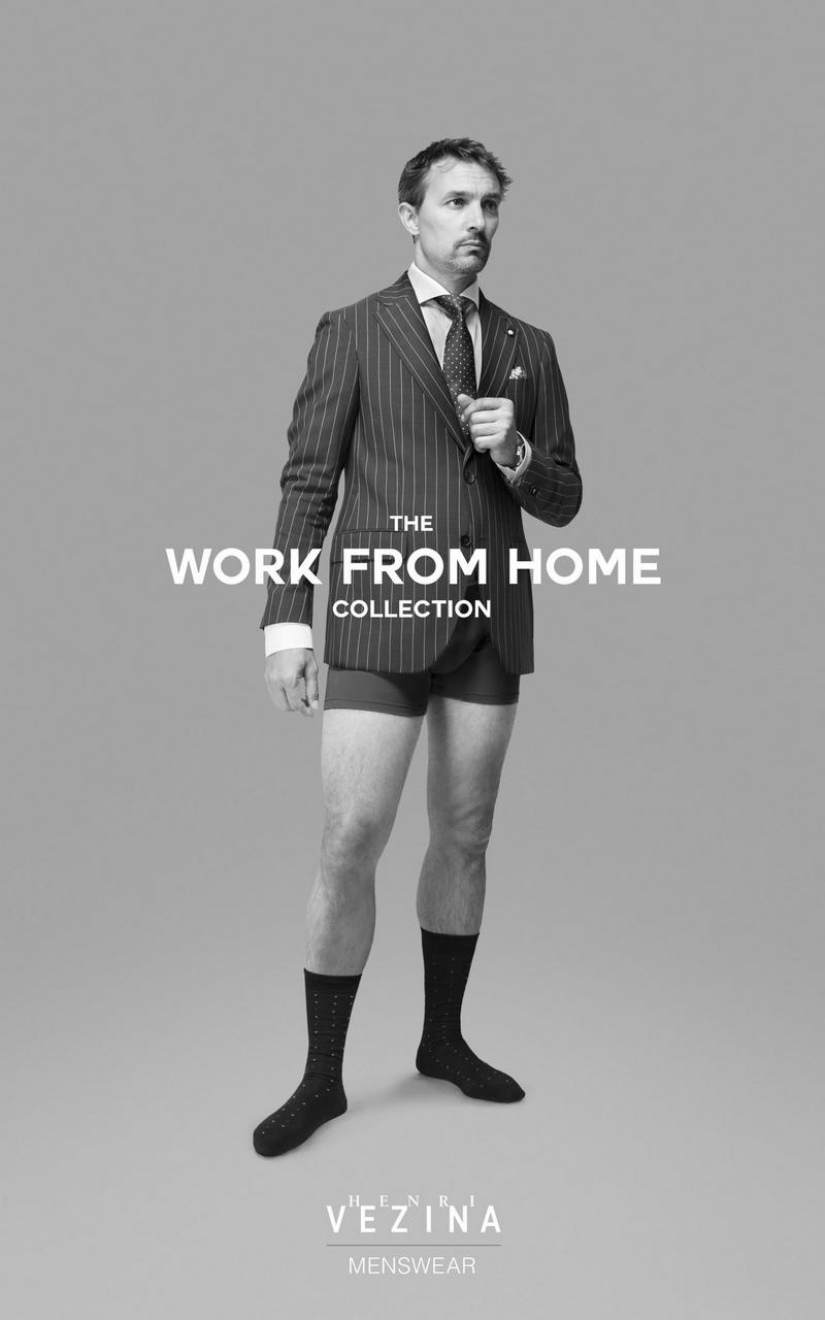 Sin pantalones: una marca de Canadá ha presentado su propia versión de ropa para trabajar desde casa