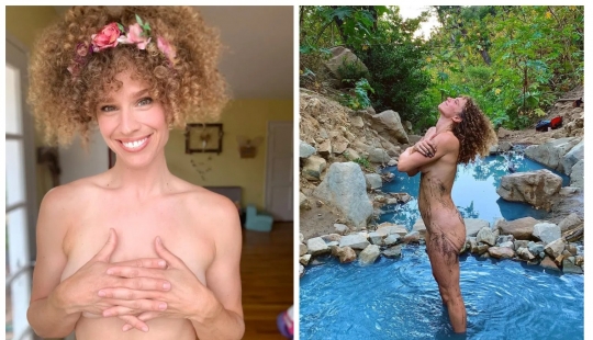 Sin ropa y sin complejos: por qué una joven madre de Los Ángeles prefiere ir desnuda Sin ropa y sin complejos: por qué una joven madre de Los Ángeles prefiere ir desnuda