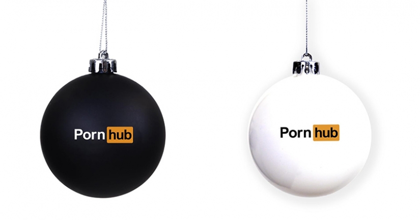 Sitio porno PornHub presentó una colección de Navidad de ropa