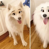 Snapchat has Added a New Cartoon Face Filter That Makes Dogs Look Like Disney Characters