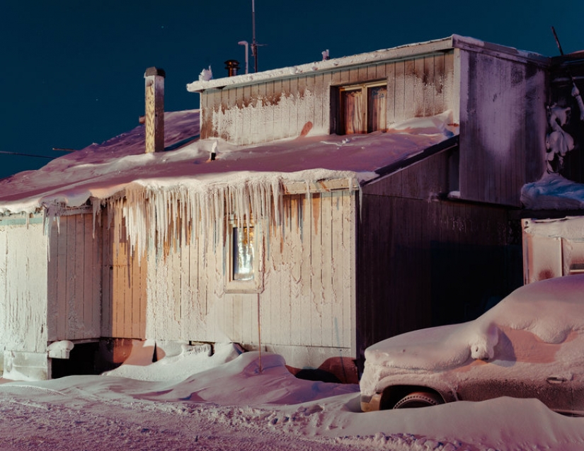 Snow-covered landscapes and the polar night: how life works in the northernmost city of Alaska