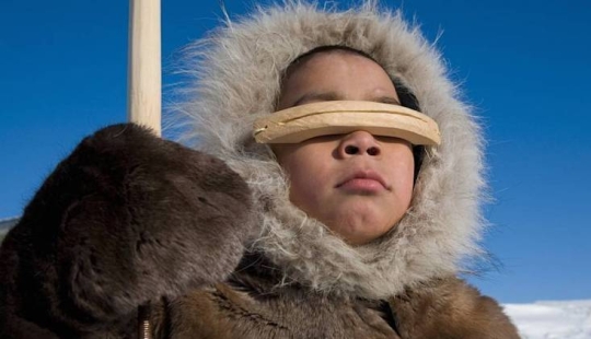 Snow glasses of the Northern peoples, known for several thousand years