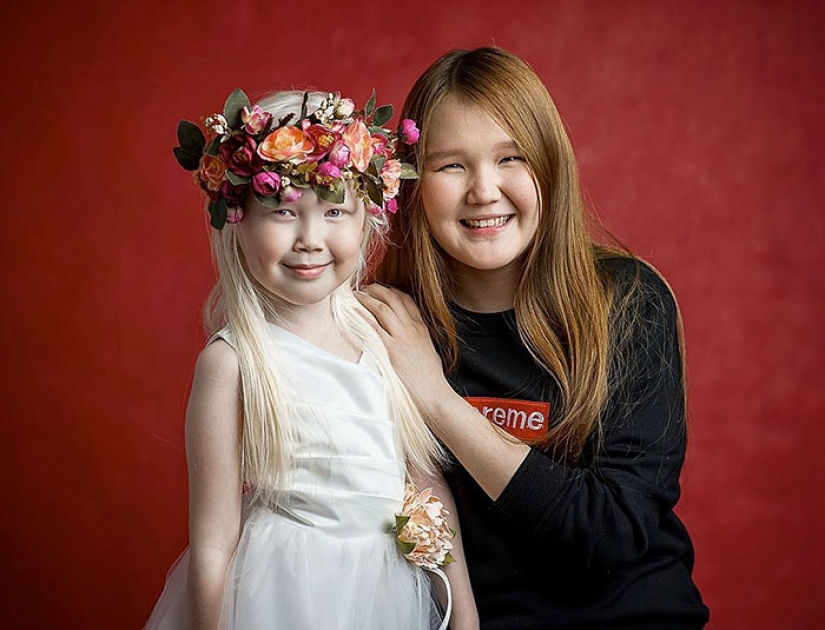 Snow White from Yakutia - an 8-year-old girl with a rare appearance conquered the Internet