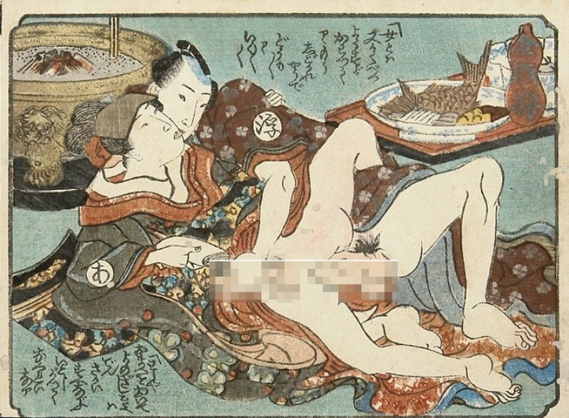 Solo sin besos: la cultura del sexo entre los japoneses antes del siglo XX