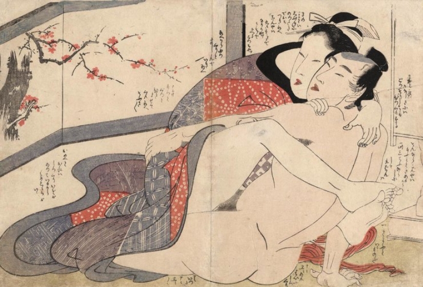 Solo sin besos: la cultura del sexo entre los japoneses antes del siglo XX