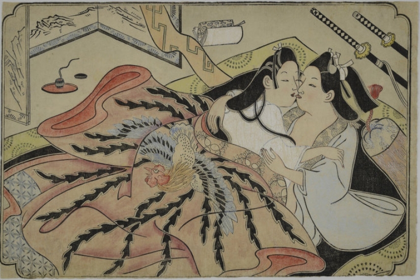 Solo sin besos: la cultura del sexo entre los japoneses antes del siglo XX