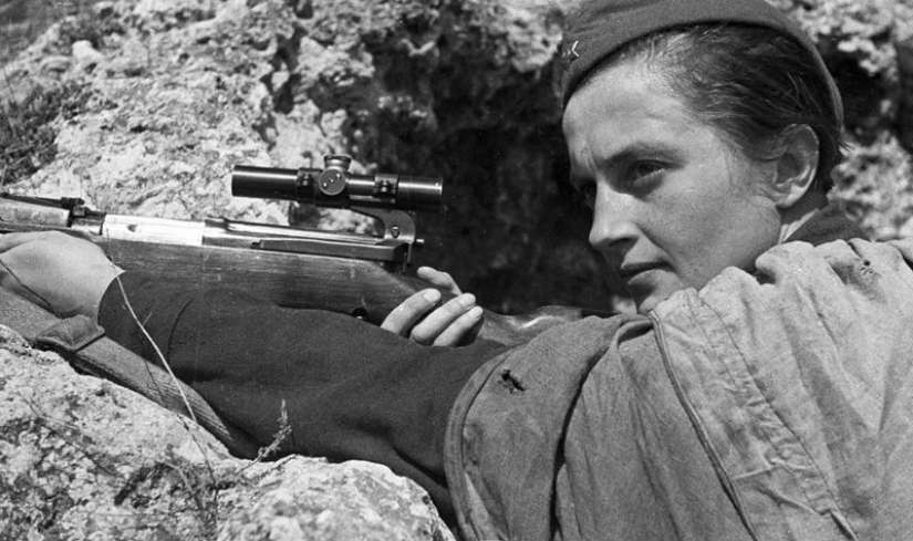 Soviet female snipers whom the Nazis feared like fire