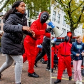 "Squid game" in the Netherlands: hundreds of people recreated the competition from the acclaimed series
