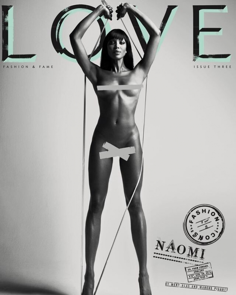 Supermodels starred for the magazine completely naked, and their physical form can be envied