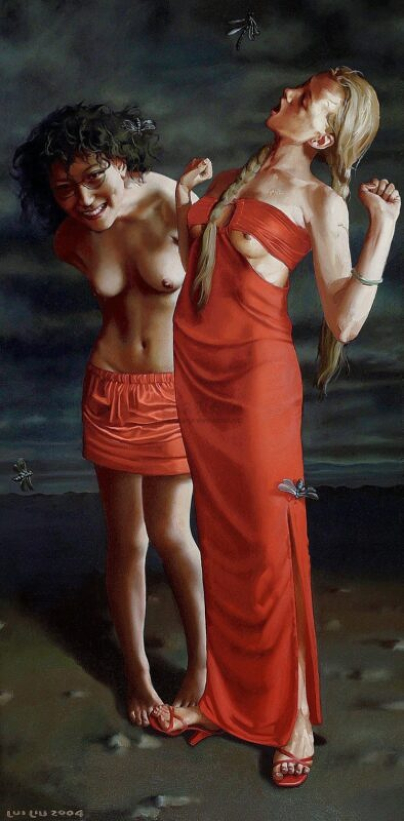 Surrealist artist Lui Liu and his erotic fantasies female body