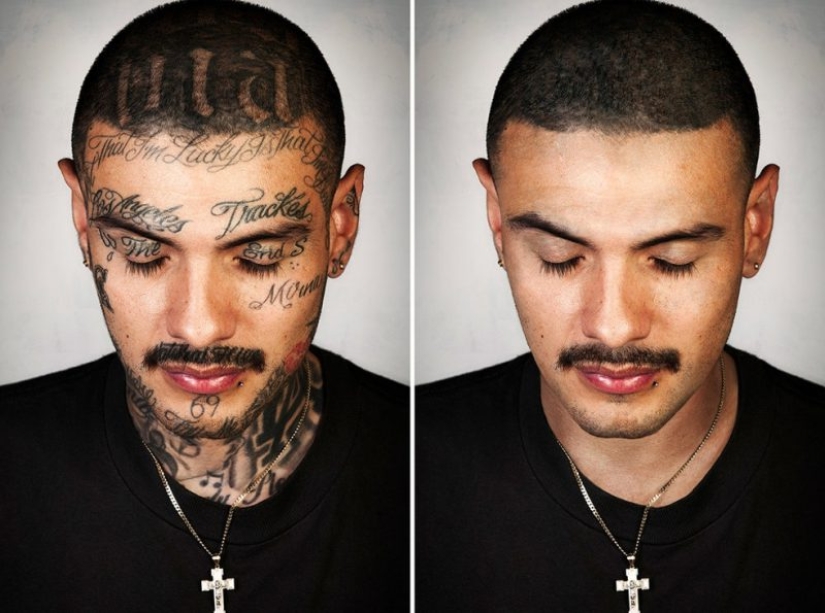 Tatuajes retocados de gángsters: El proyecto fotográfico de Steve Barton