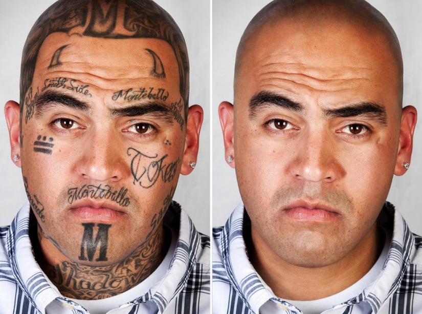 Tatuajes retocados de gángsters: El proyecto fotográfico de Steve Barton
