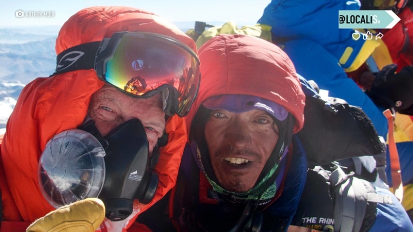 The American became interested in mountaineering at the age of 68, and at 75 he conquered Mount Everest
