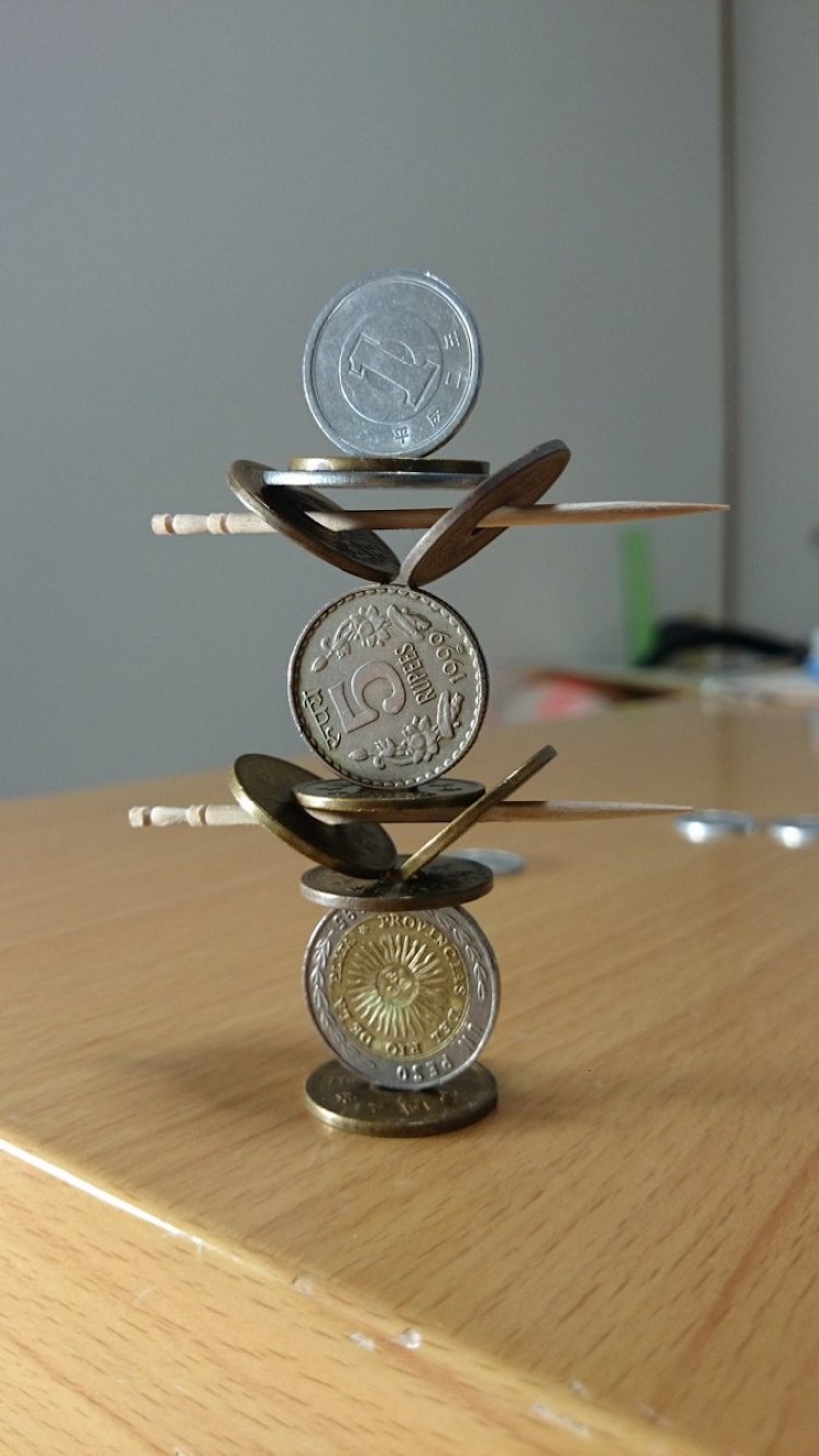 The author asks you to hold your breath. Unreal designs of coins