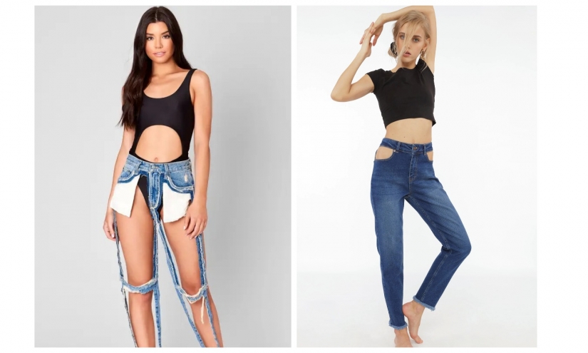 The bolder, the more fashionable: cut-out pants conquer the fashion world