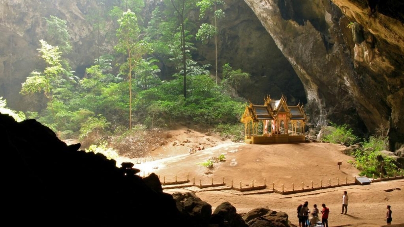 The cave Phraya Nakhon in Thailand