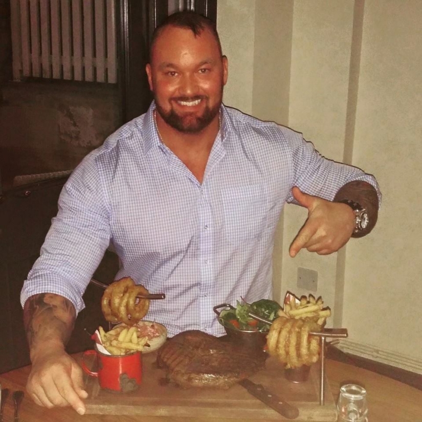 The diet of the strongest man in the world