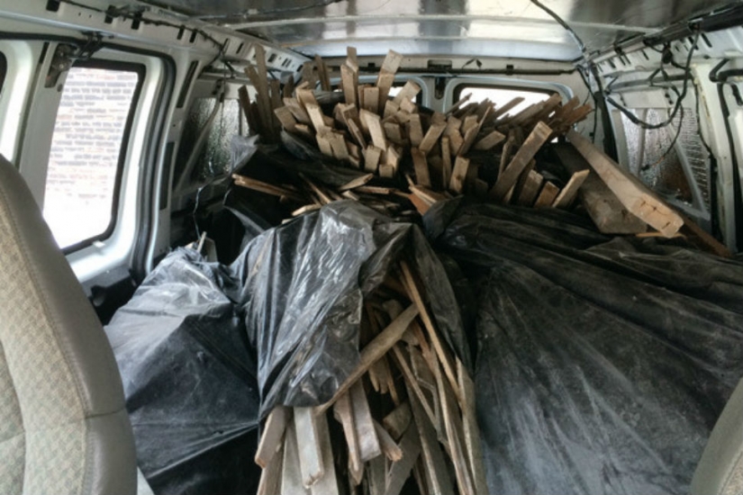 The director turned a rusty van into a mobile studio and now works wherever he wants