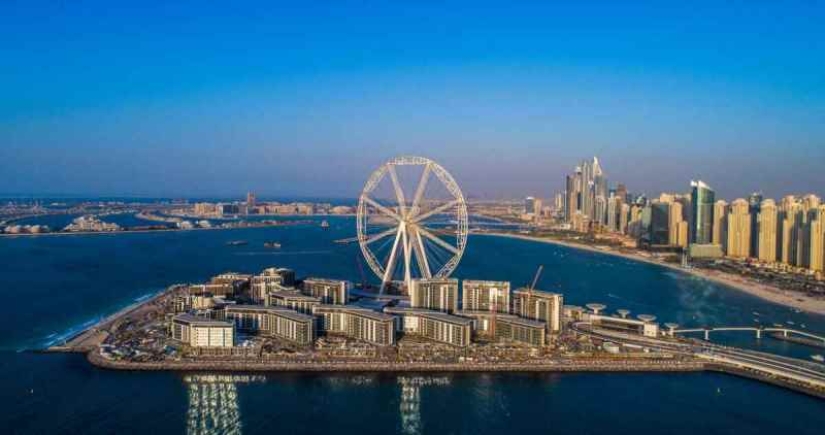 The Eye of Dubai, the world's largest Ferris wheel, has opened in the UAE