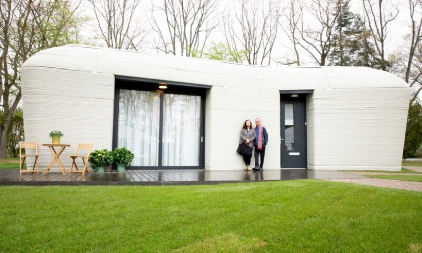 The first residential building in Europe, printed on a 3D printer, was occupied by residents