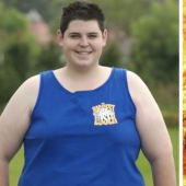 The former winner of the TV show about weight loss has turned into a real macho