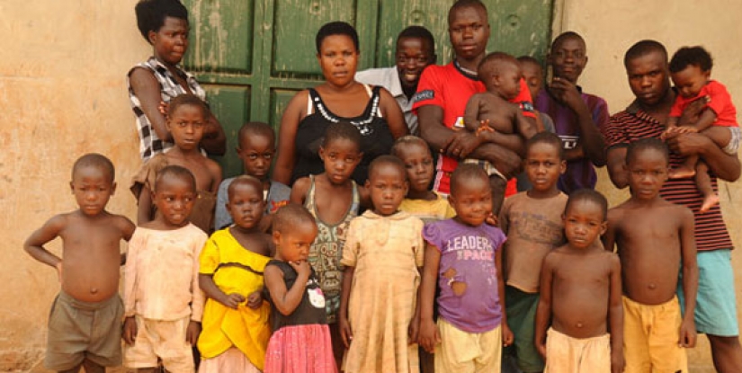 The genius of fertility in Uganda: a 39-year-old single mother she is raising their 38 children