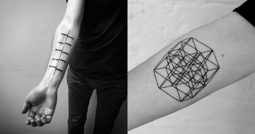 The genius of pure simplicity: Tattoo based on paintings by Malevich from the Moscow master