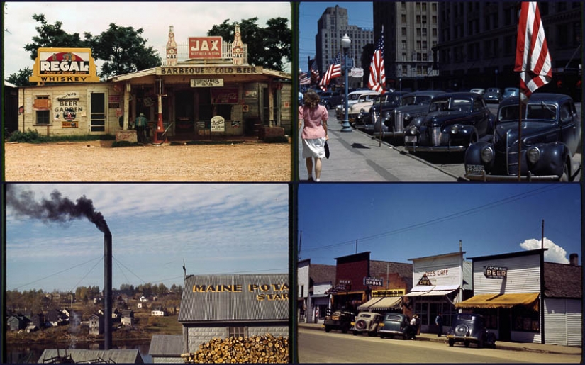 The Great Depression in the United States in color