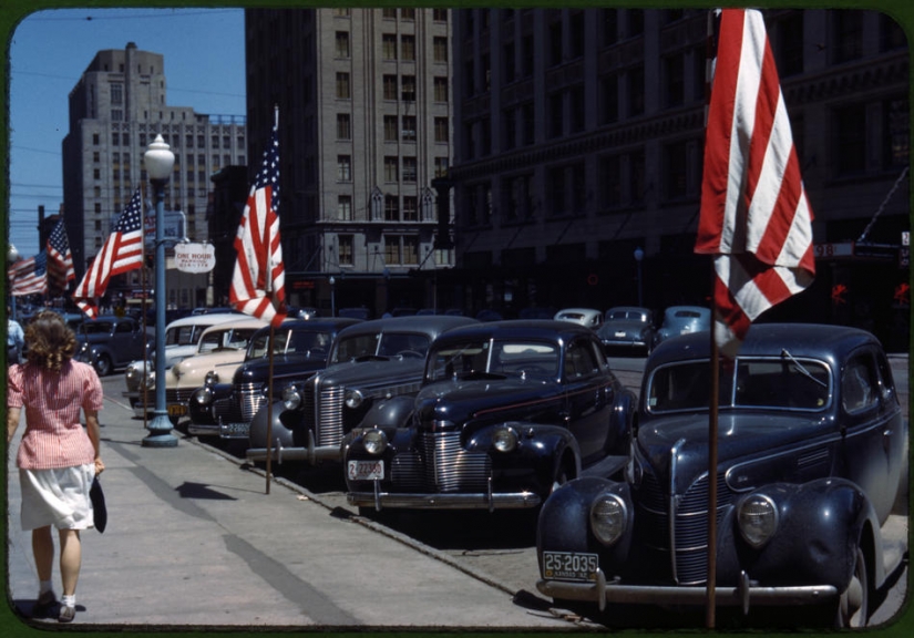 The Great Depression in the United States in color