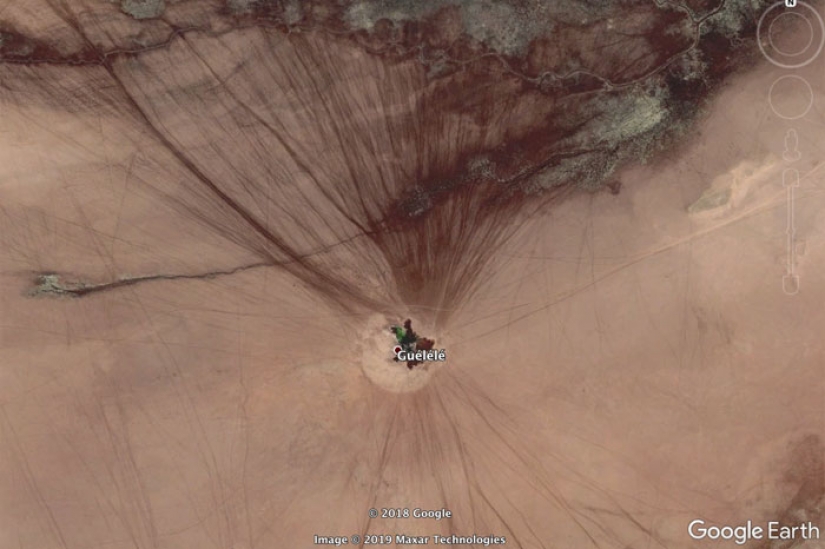 The guy searches for interesting things on Google Earth, and here are 18 of his best finds