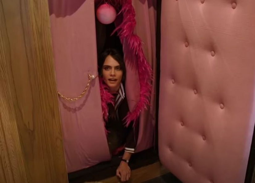 The house that Cara Delevingne built: a tunnel-vagina, a pit with balloons and other follies