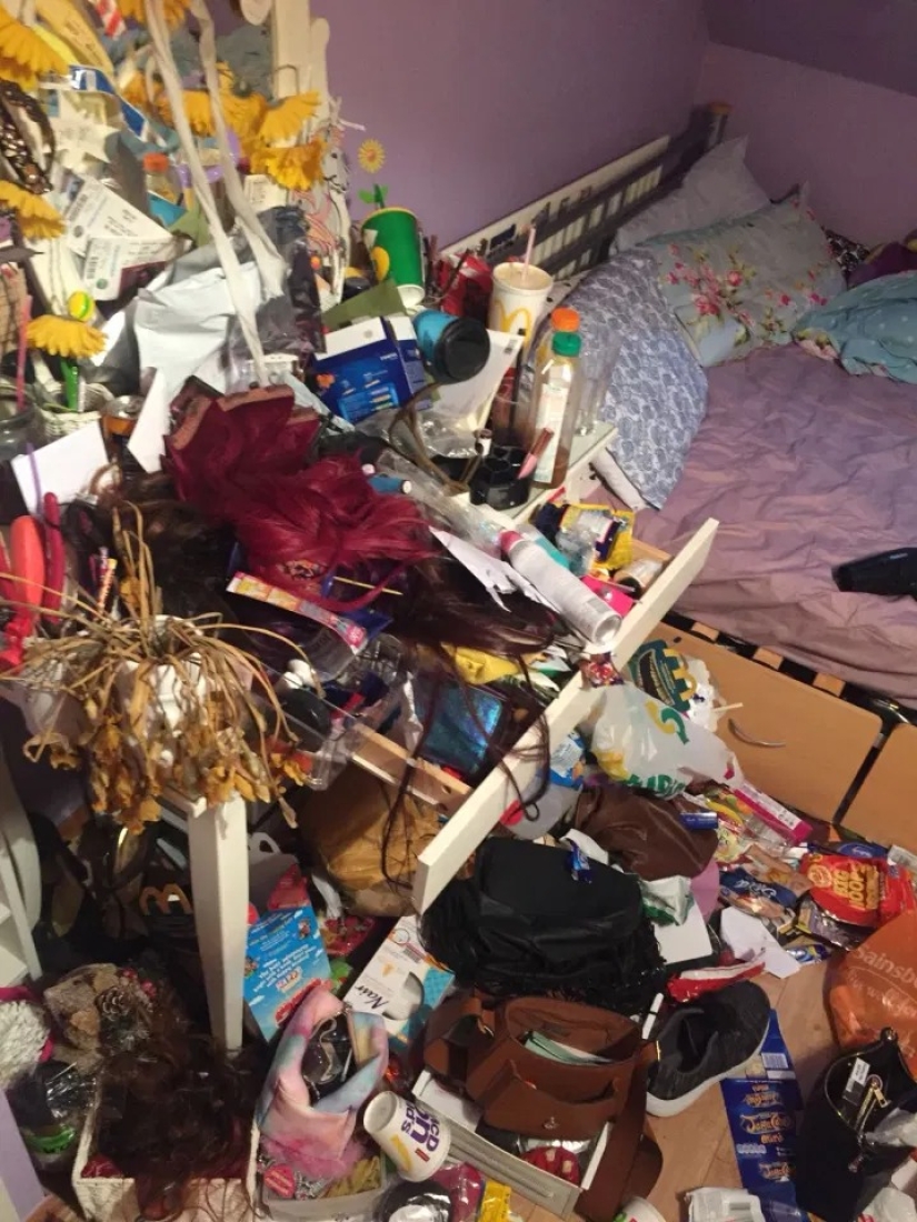 The Kingdom of mess: las habitaciones más desordenadas del Reino Unido